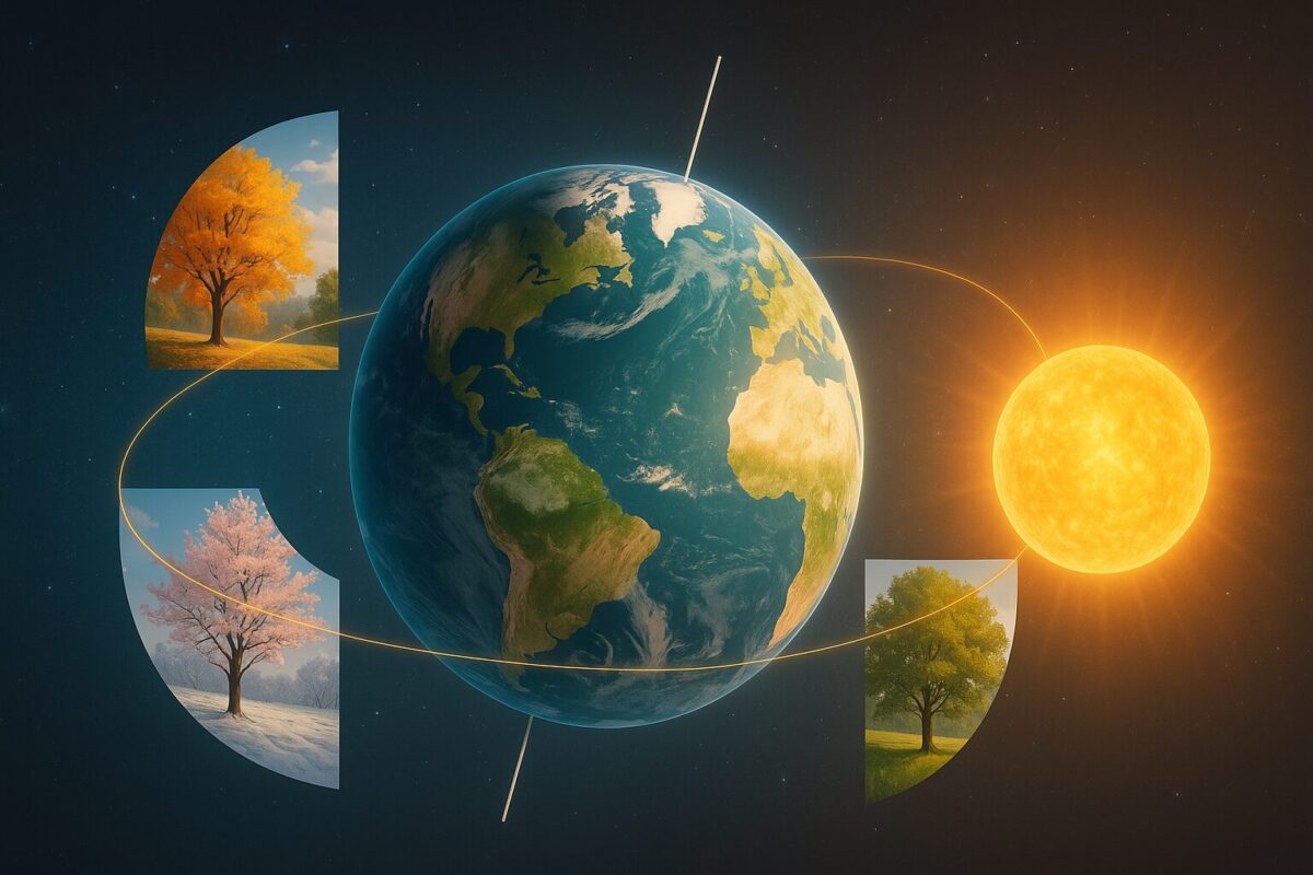 なぜ？地球に季節がある理由！答えは「太陽との距離」ではなかった【地軸の傾き】