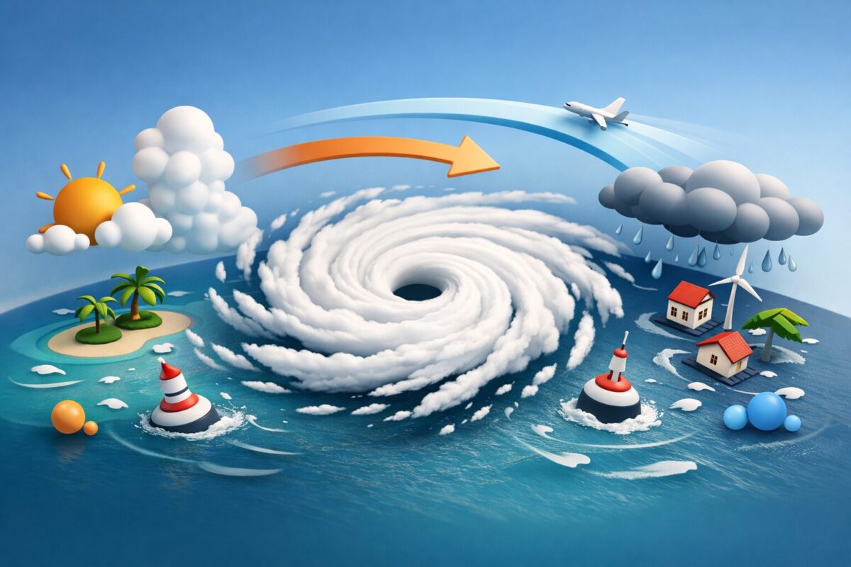 台風が発生する原因と仕組みを解説！なぜできる？メカニズムや条件とは