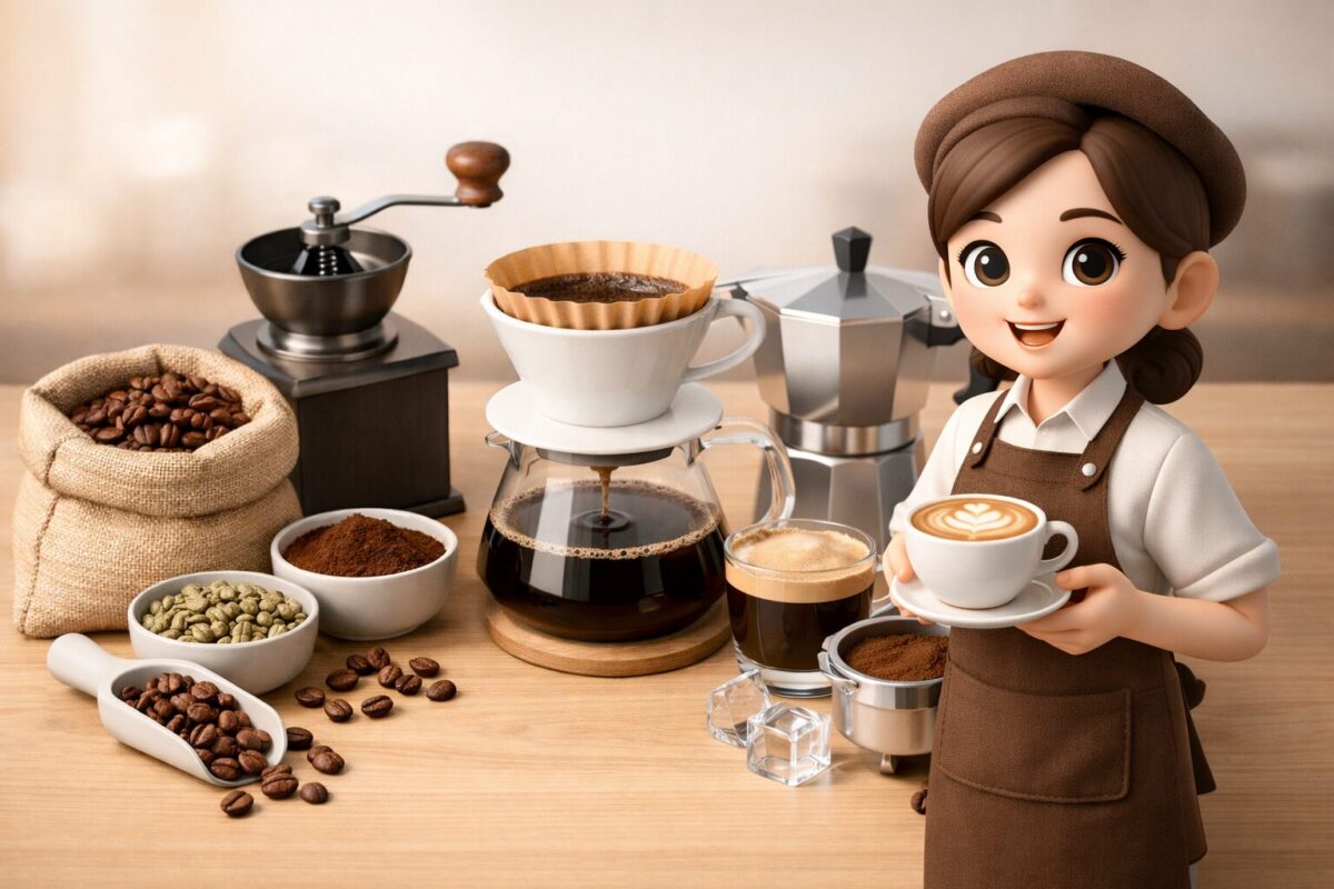 【決定版】コーヒーの種類と美味しい淹れ方｜豆選び・焙煎・抽出の基礎知識