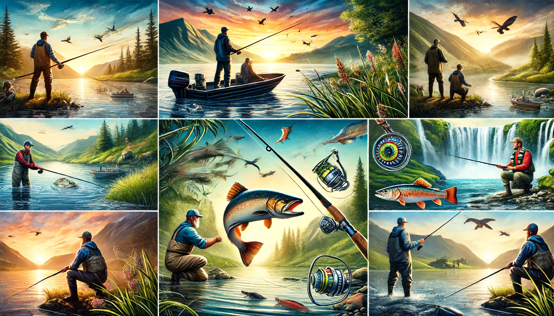 釣りの種類とそれぞれの特徴や楽しみ方