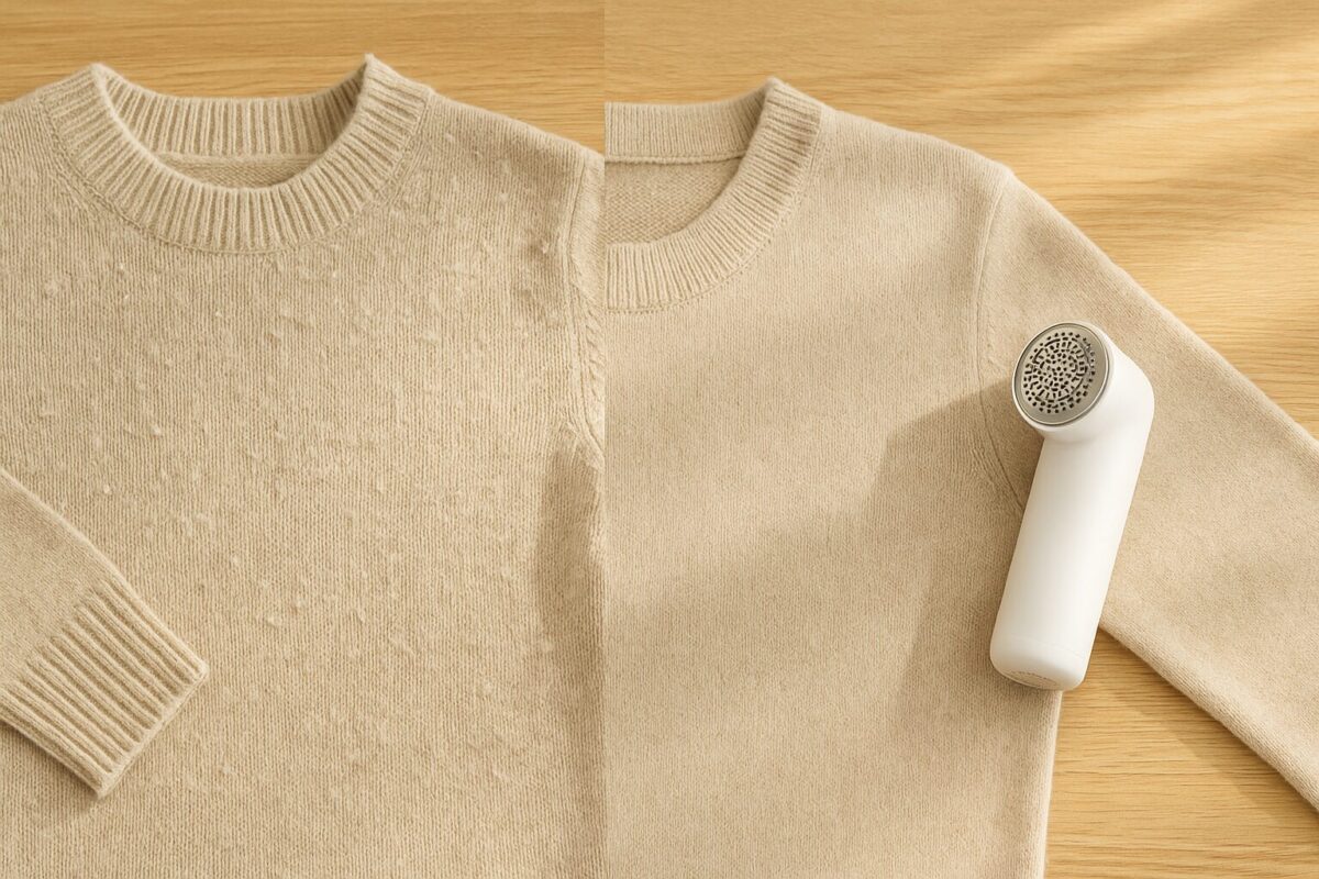服の毛玉、どこまで許せる？男女の許容ラインと正しいケア方法
