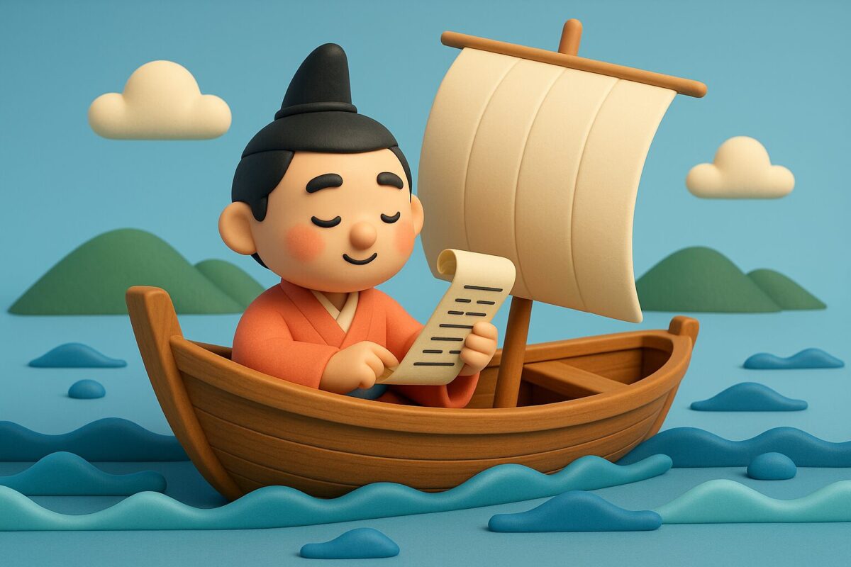 【作者：紀貫之】「土佐日記」が織りなす平安時代の旅物語：日本文学史に輝く貴重な作品