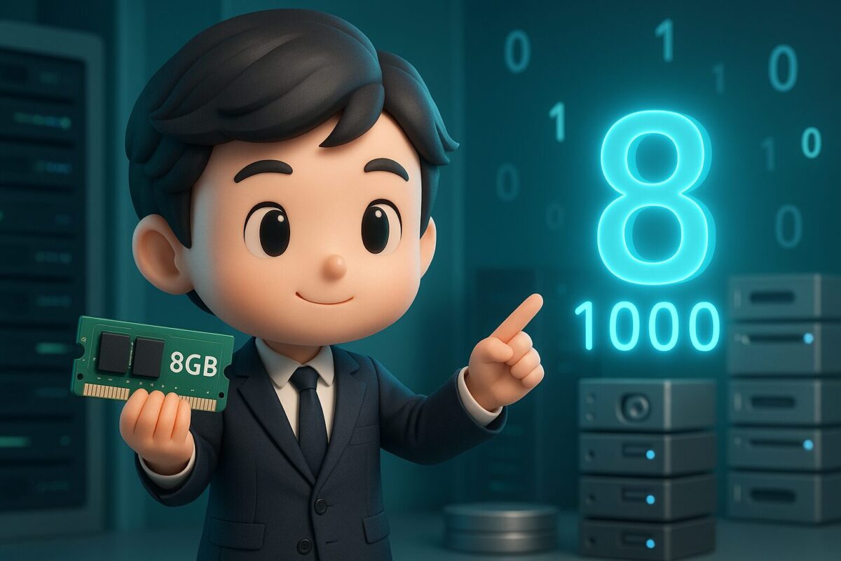 PCのメモリやハードディスクの容量はなぜ8の倍数なのか？知っておくと便利な基礎知識