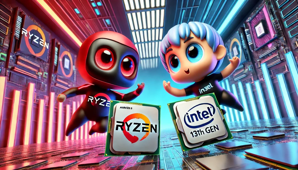 【徹底比較】次世代CPU：AMD Ryzen 7000シリーズ vs Intel 13th Gen（性能・消費電力・コスパ分析）