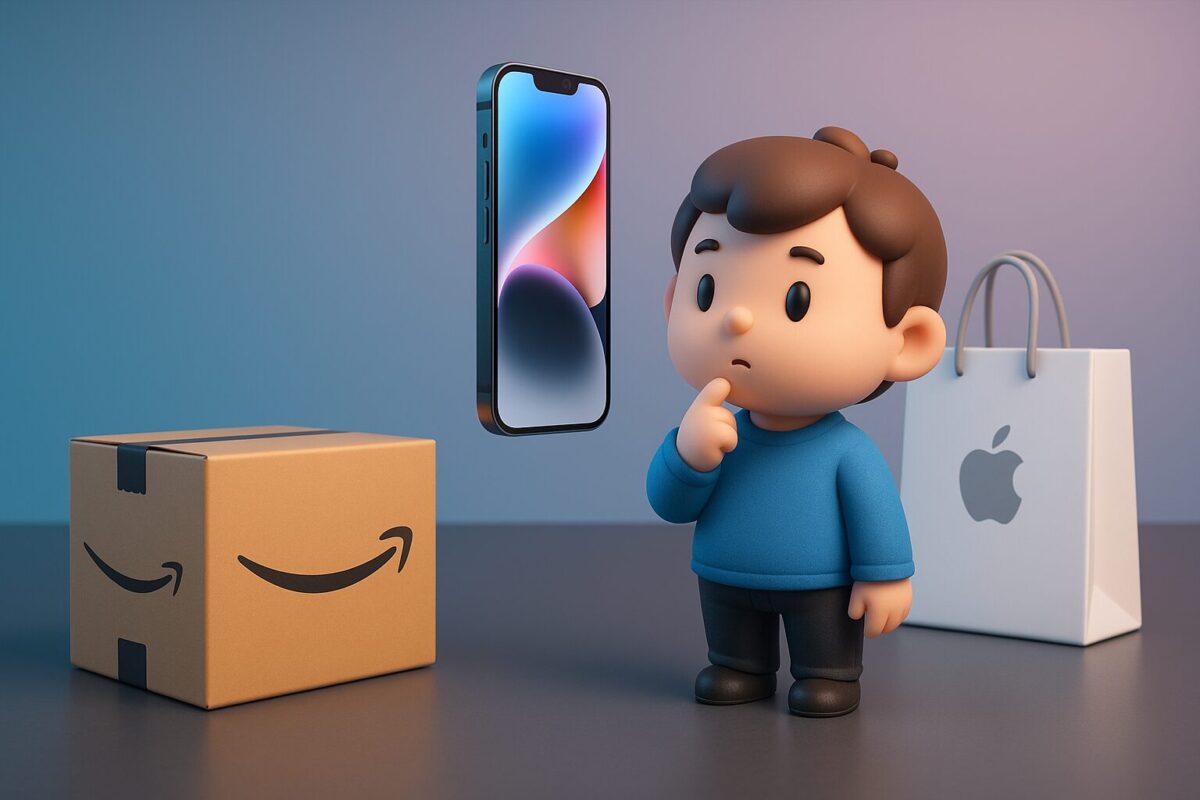 AmazonでiPhoneを買うのはアリ？Apple Storeとの違いを徹底比較！【メリット・デメリット】