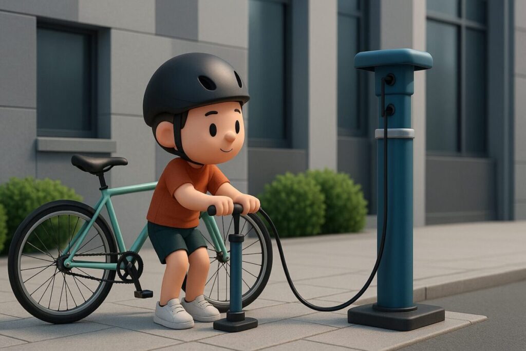 自転車の空気入れはどこで?無料で使える場所7選を比較解説