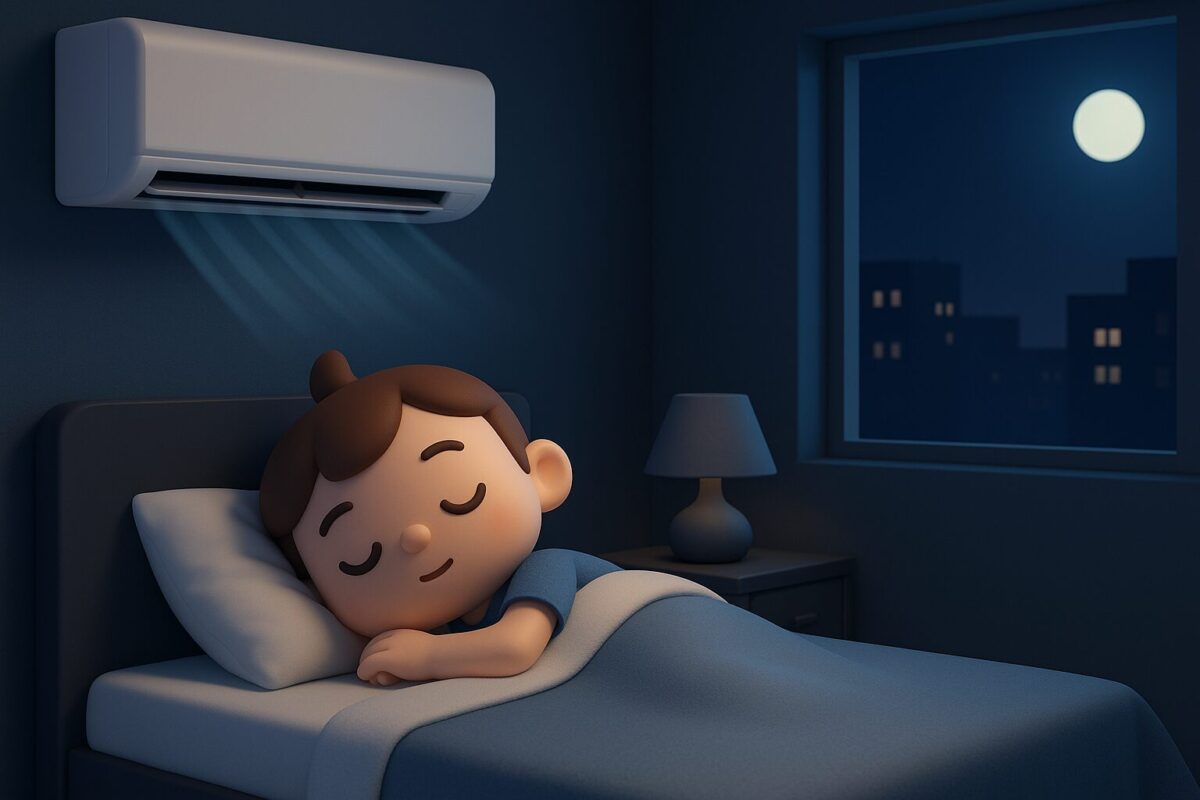 夏の夜、エアコンは何℃からつける？快適な睡眠と電気代節約を両立する使い方