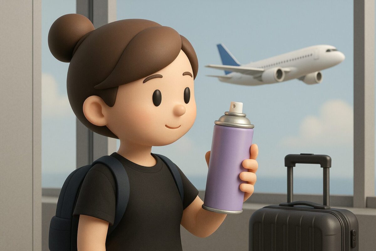 飛行機にヘアスプレーは持ち込める？ケープなどスプレー缶のルールを徹底解説