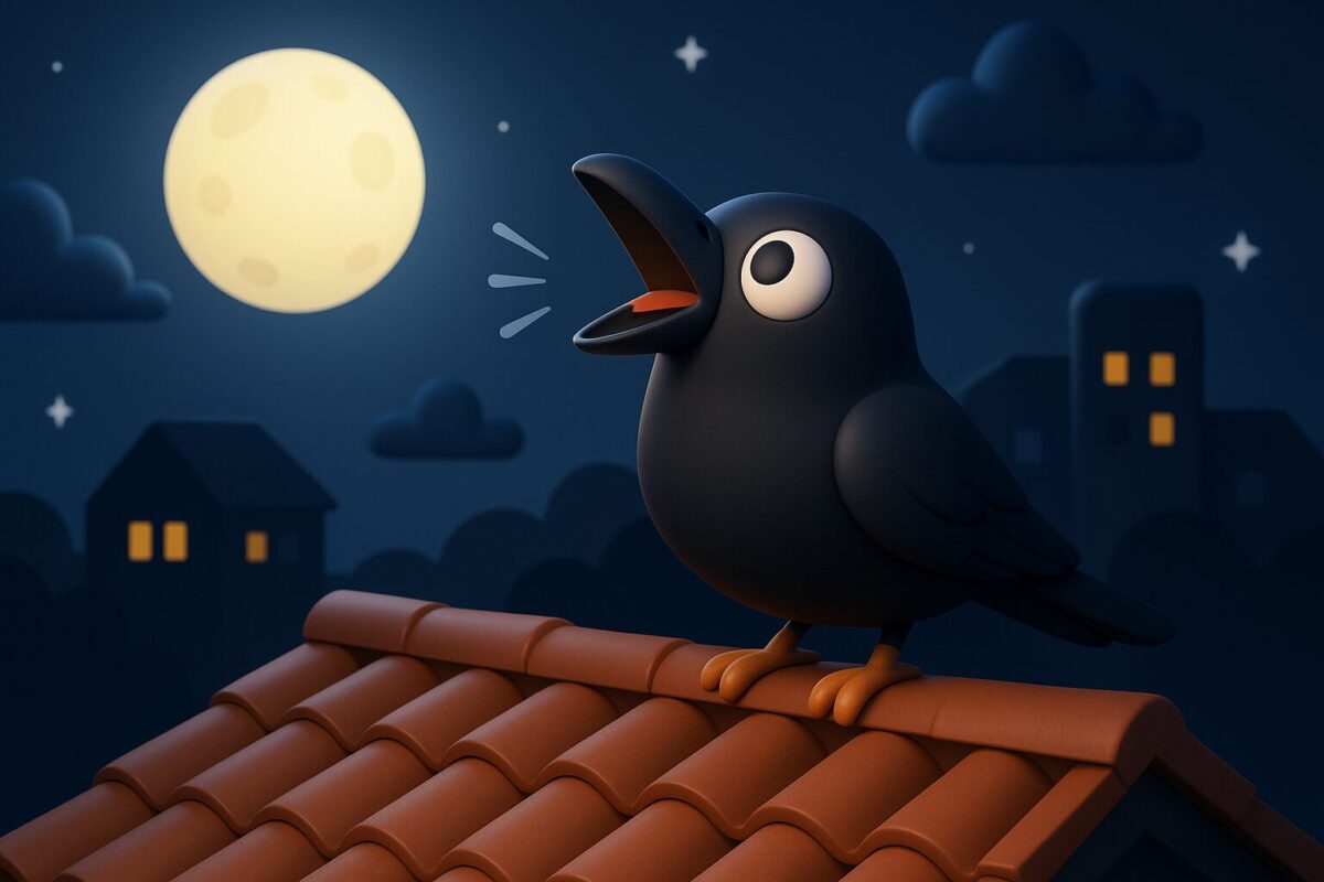 夜中にカラスが鳴くのは地震の予兆？科学的根拠はある？カラスが鳴く5つの理由とは