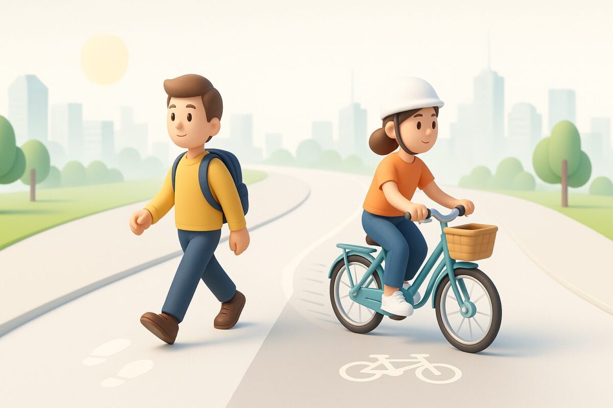 2kmは徒歩で何分？自転車との比較や消費カロリーも解説！