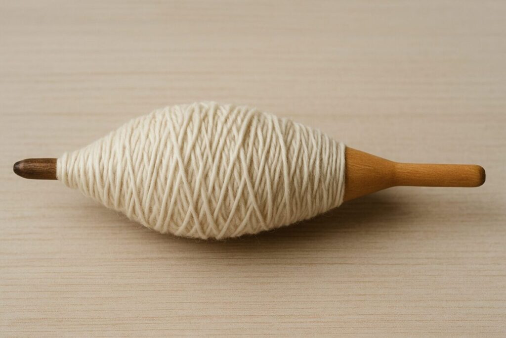 デザインの由来は「紡錘(ぼうすい)」