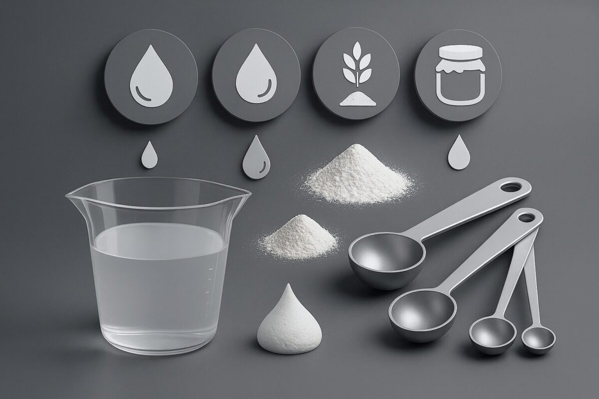 1ccは何グラム？料理で失敗しない換算表と計量のコツ【水・油・小麦粉など】