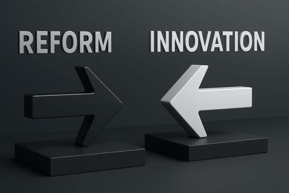 「改革」と「革新」の違いとは?意味と使い分けをビジネス事例で解説【比較表あり】