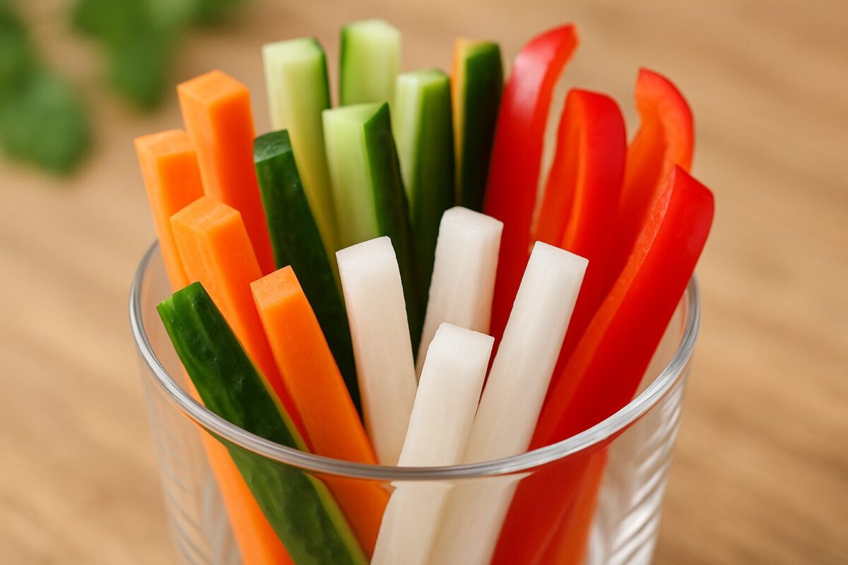 野菜スティックの下ごしらえ&保存術!シャキシャキ感を劇的に長持ちさせるプロの技