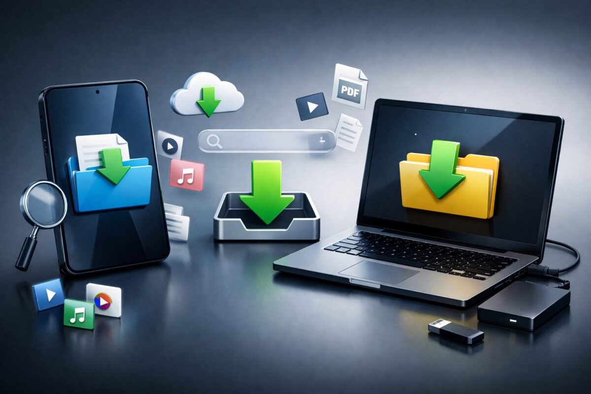 【保存版】ダウンロードしたファイルはどこ？スマホ・PCでの保存場所と探し方