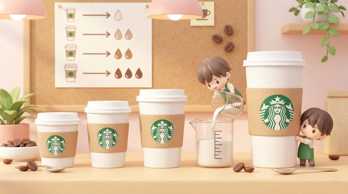 20オンスは何ml？スタバのサイズ比較と換算早見表【2026年版】