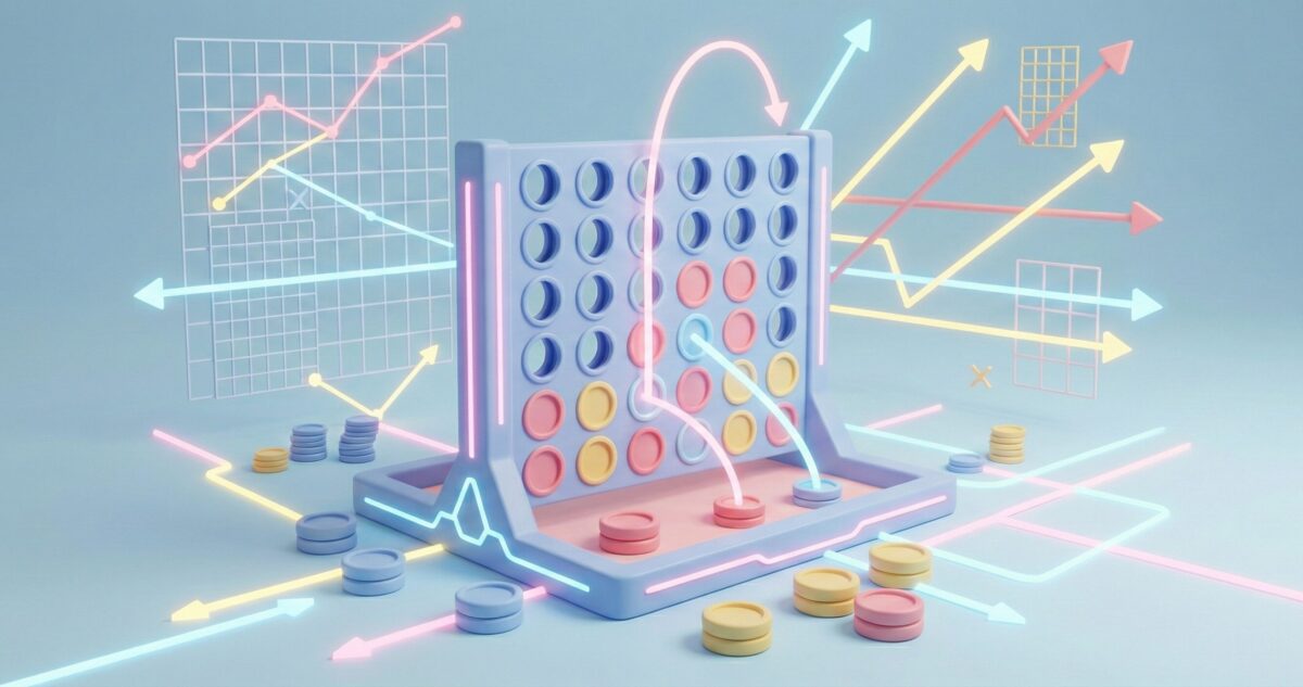 重力四目並べ(コネクトフォー)の必勝法!勝率を劇的に上げる戦略とコツ