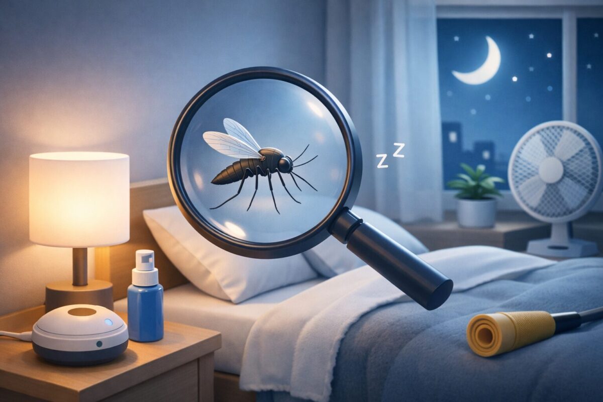 部屋の蚊が見つからない!プロが教える確実な探し方と安眠テクニック