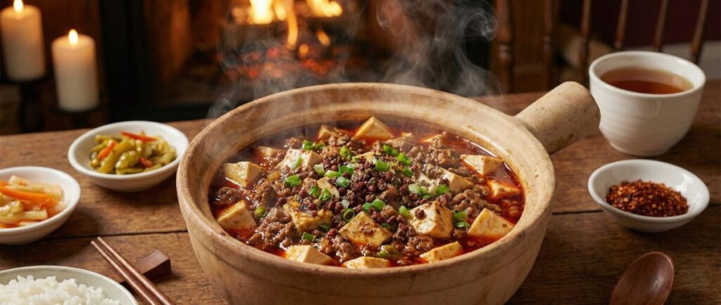 温かくて美味しい本格麻婆豆腐