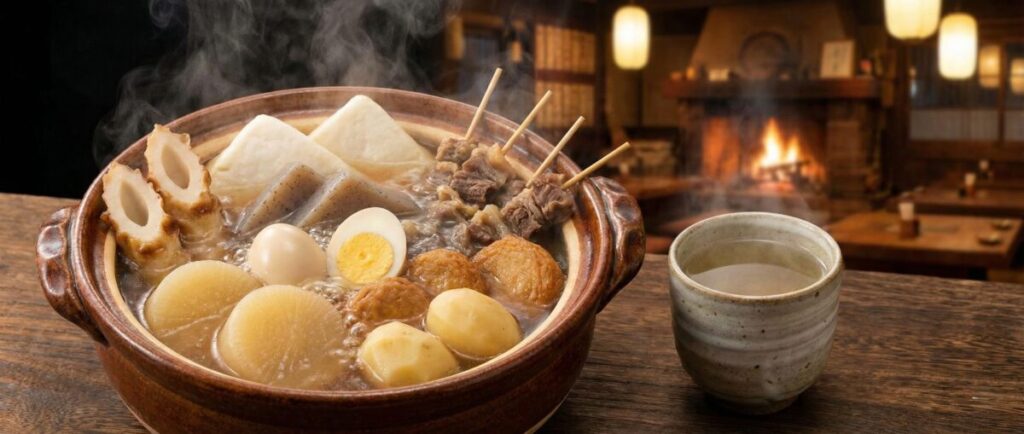 温かくて美味しいおでん・出汁割り