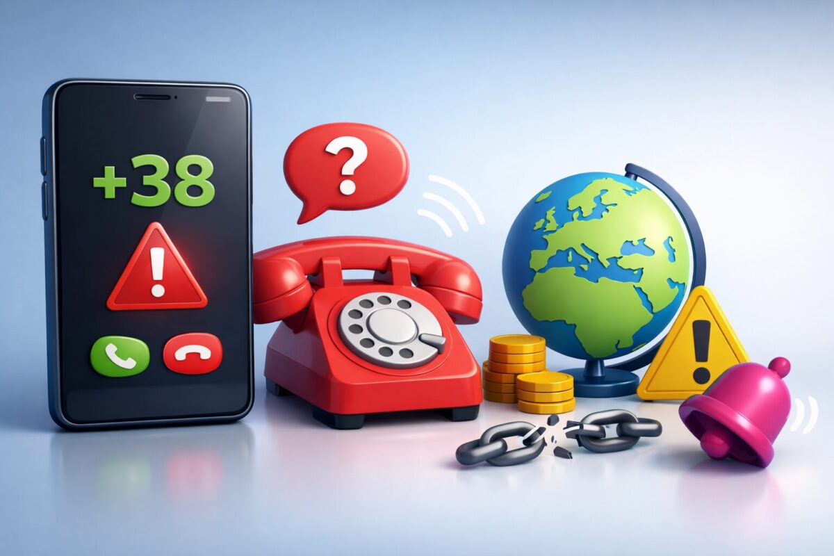 「+38」の電話番号は詐欺？危険な国番号の正体とワン切り対処法