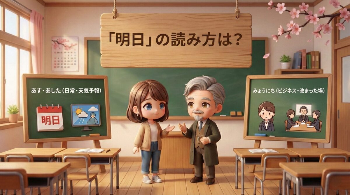 「明日」の読み方は?「あす」「あした」「みょうにち」の正しい使い分け【例文あり】