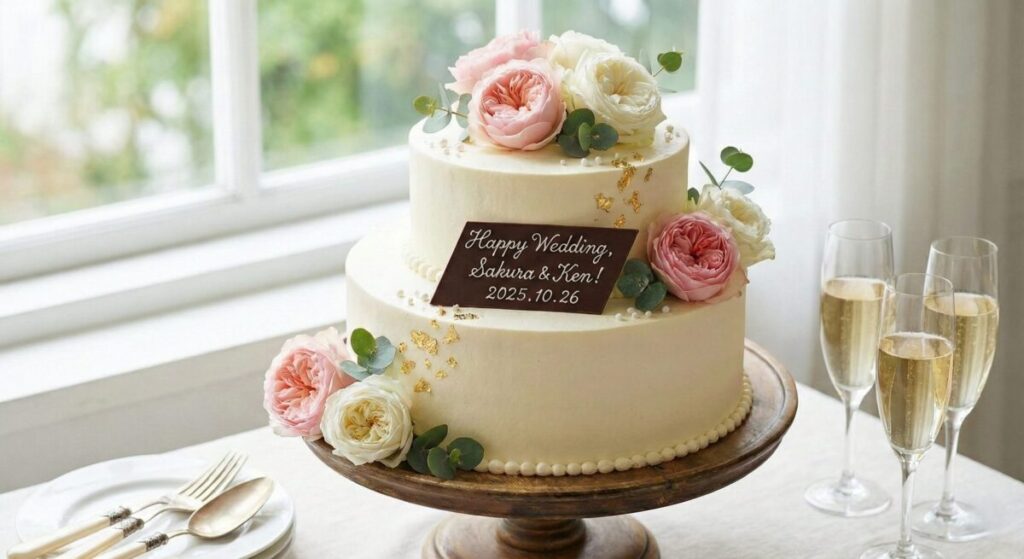 メッセージプレートやアイシングクッキーを活用