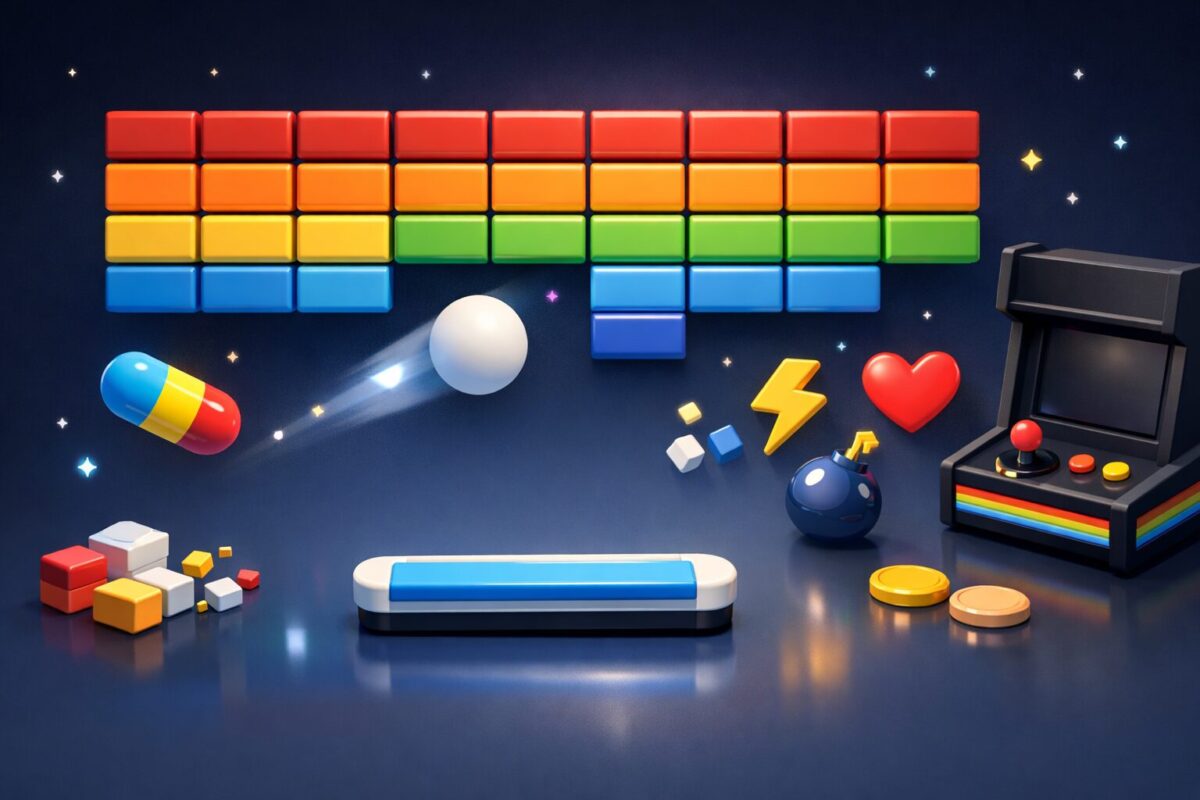 Googleブロックブレイカー（ブロック崩し）の遊び方と攻略のコツ！最新版とAtari版の違いも解説