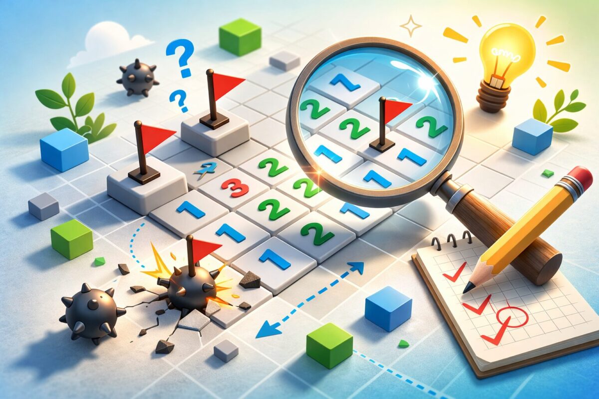 【完全解説】Googleマインスイーパーのやり方とルール！クリア率が劇的に上がる攻略のコツ