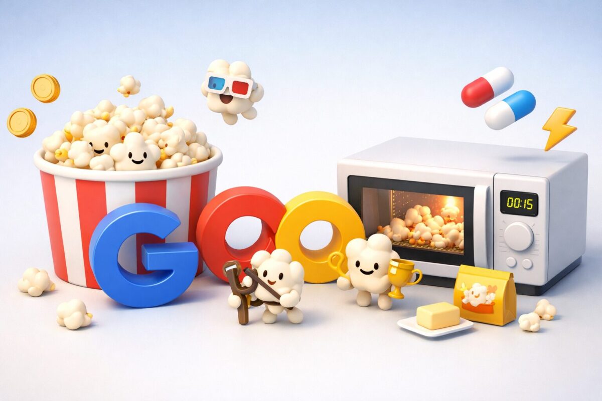 Googleポップコーンゲームのやり方と裏技を解説!できない時の対処法や電子レンジ攻略も
