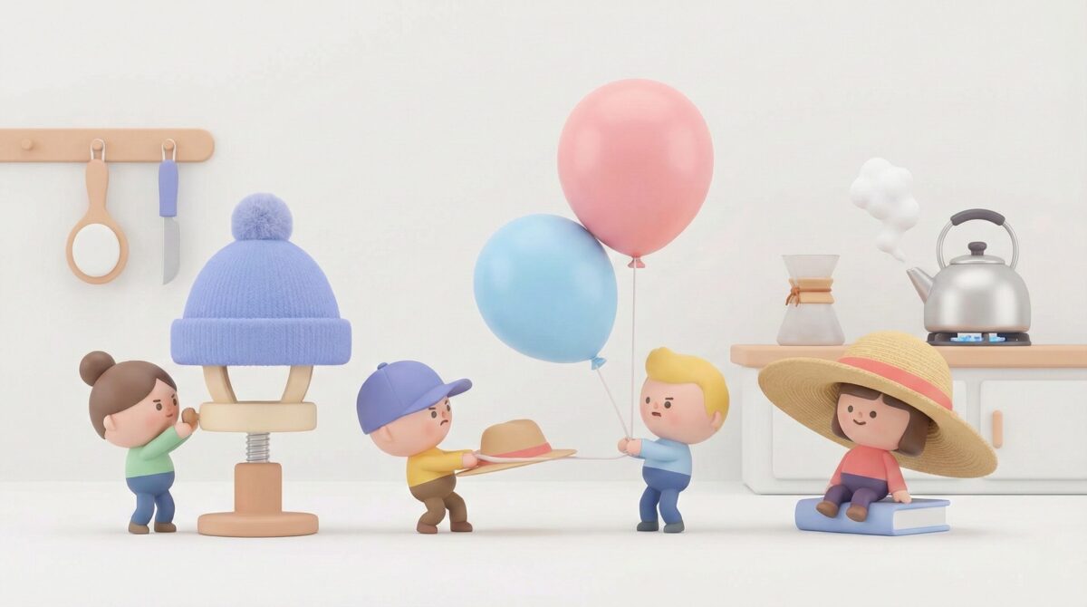 帽子がきつい時の解決法！100均＆自宅で簡単に広げるサイズ調整テクニック