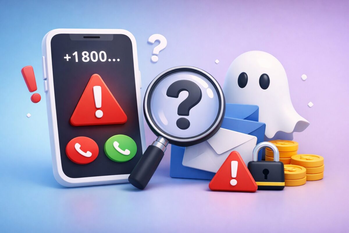 【注意】「+1 8」から始まる電話番号は詐欺?(800/888/877/866/855/844/833)正体と対処法まとめ