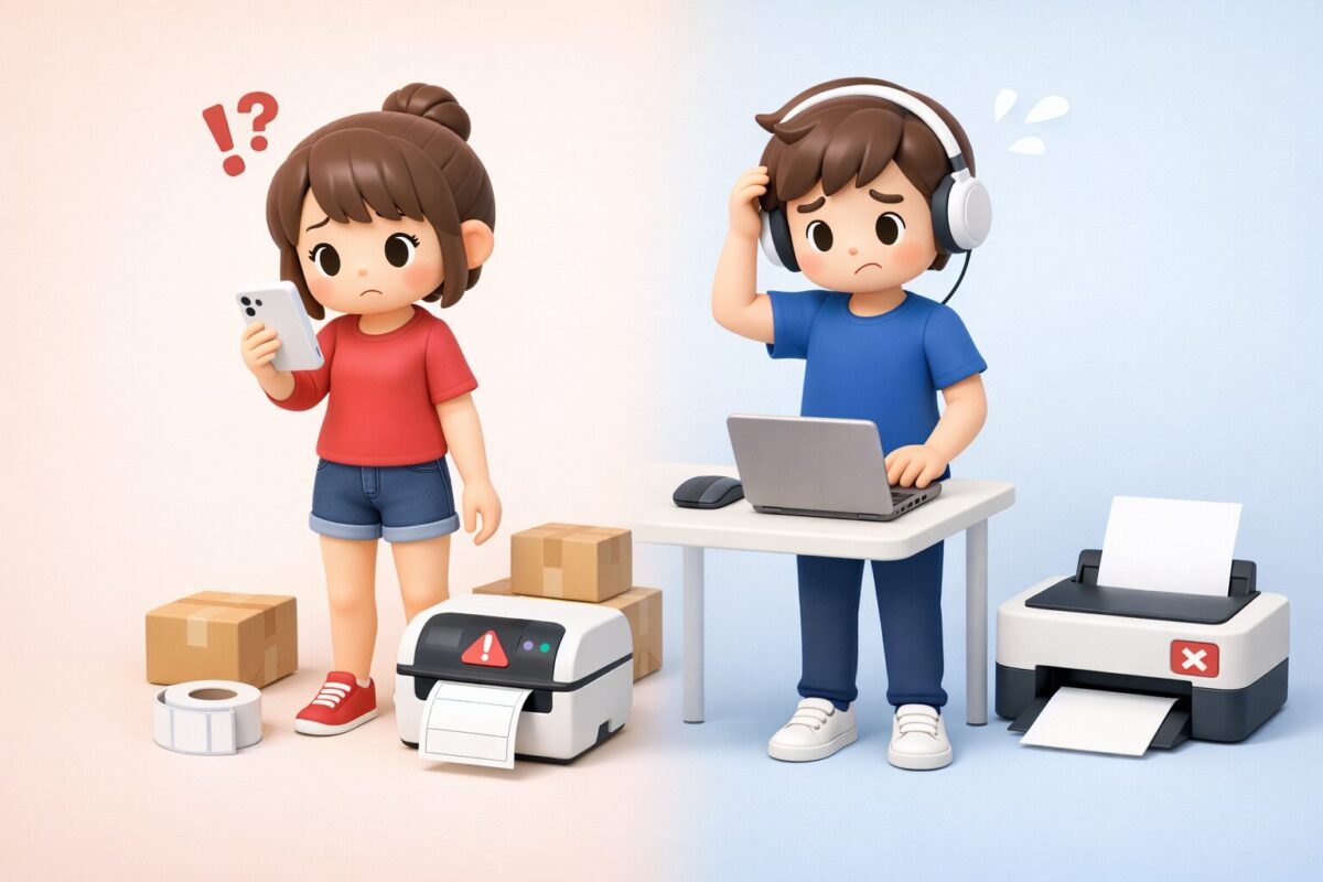 クリックポストのラベルが印字できない!iPhone・PC別の対処法を徹底解説