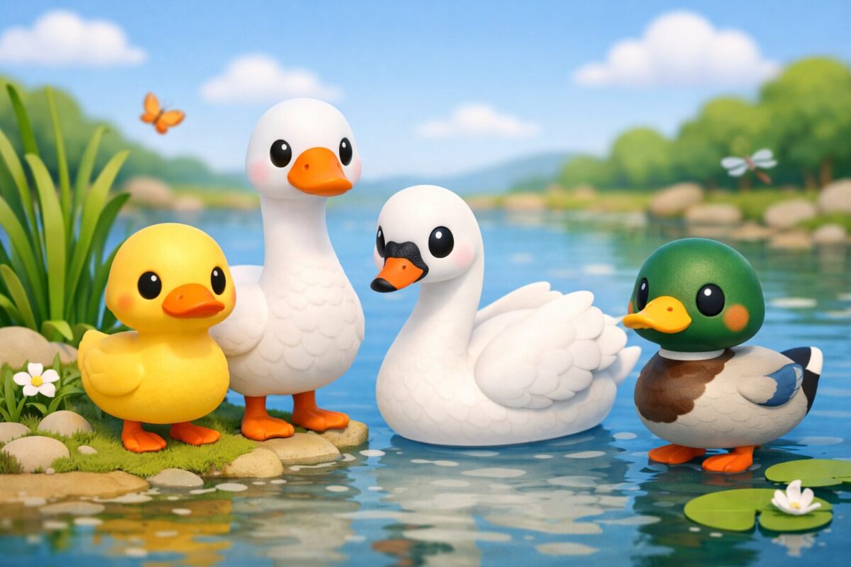 アヒル・ガチョウ・白鳥・カモの違いとは？見た目や生態の見分け方を徹底解説