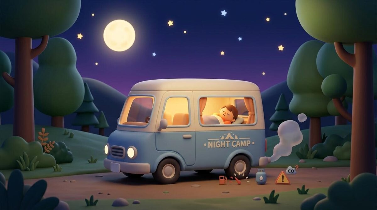 エンジンかけっぱなしで一晩過ごすとガソリン消費量は？車中泊のリスクも解説