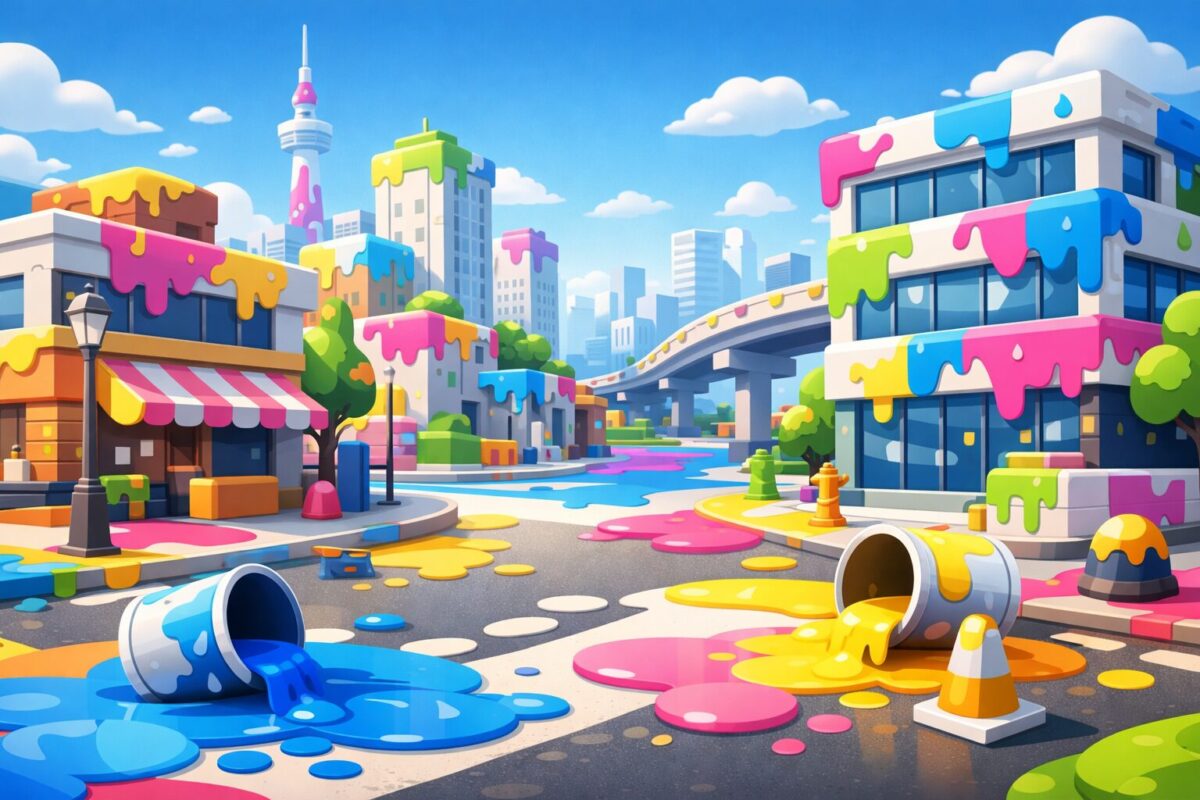 Google隠しコマンド「スプラトゥーン」のやり方!スマホ・PCでインクを塗ろう