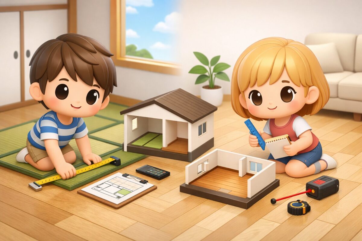 10平米は何畳？6畳との違いと正確に部屋の広さを測る方法