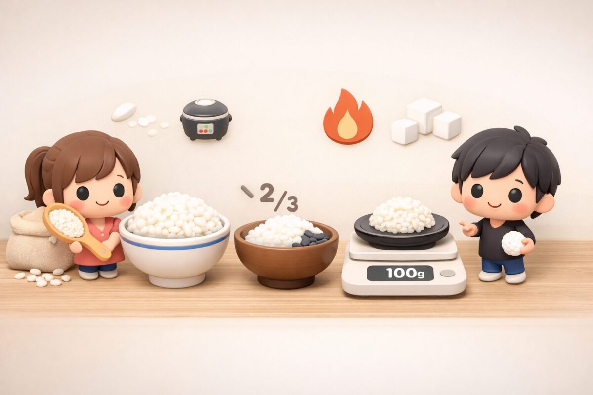 ご飯100gはどれくらい?茶碗何杯・何合か、カロリーと糖質も解説