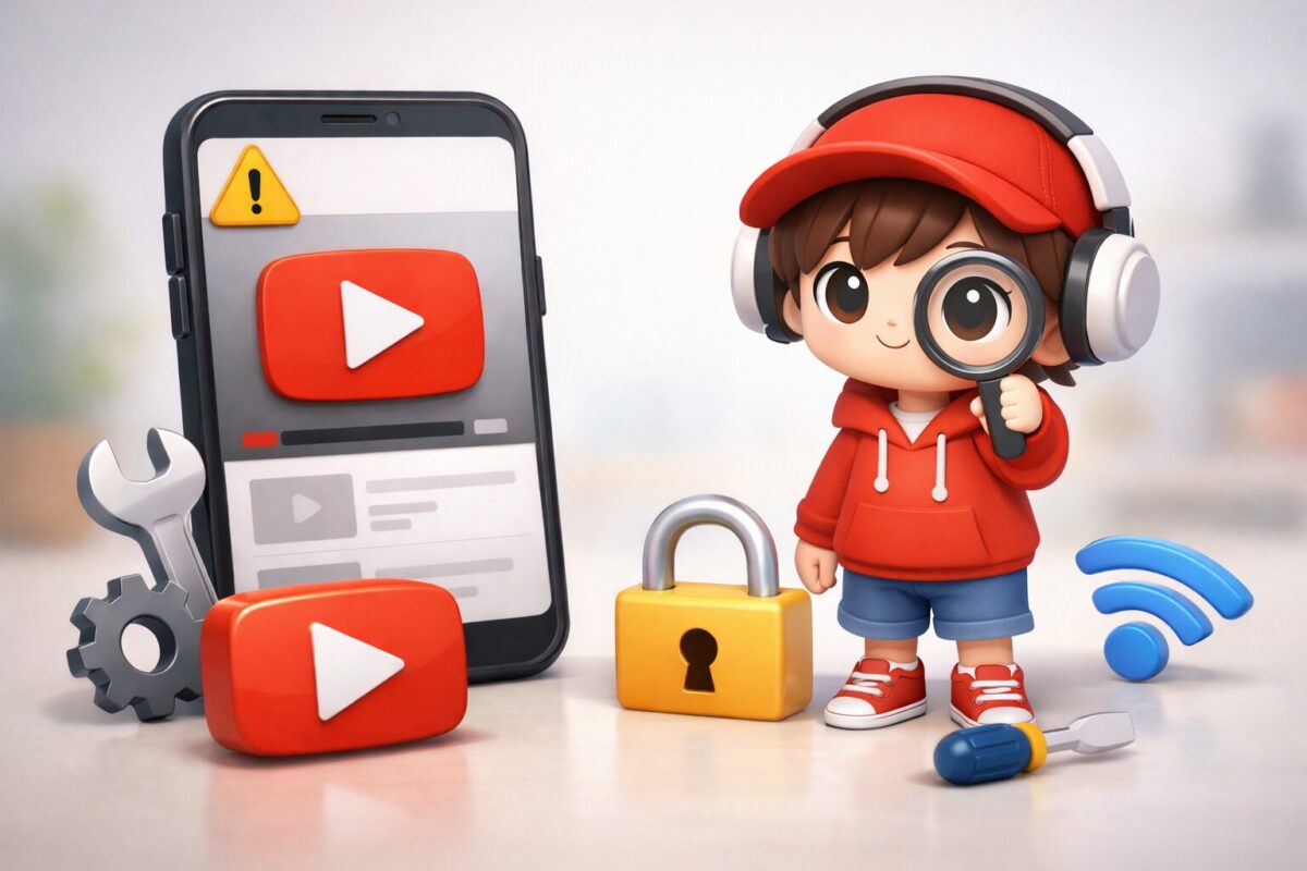 【解決】「このアカウントではYouTubeモバイルウェブを使えません」4つの原因と直し方