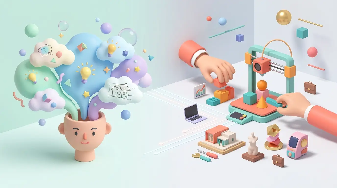 想像と創造の違いとは？意味や使い分け、ビジネスで活かすコツを徹底解説