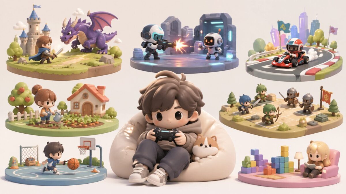 ゲームジャンル一覧・種類まとめ！大分類からサブジャンル、失敗しない選び方まで徹底解説