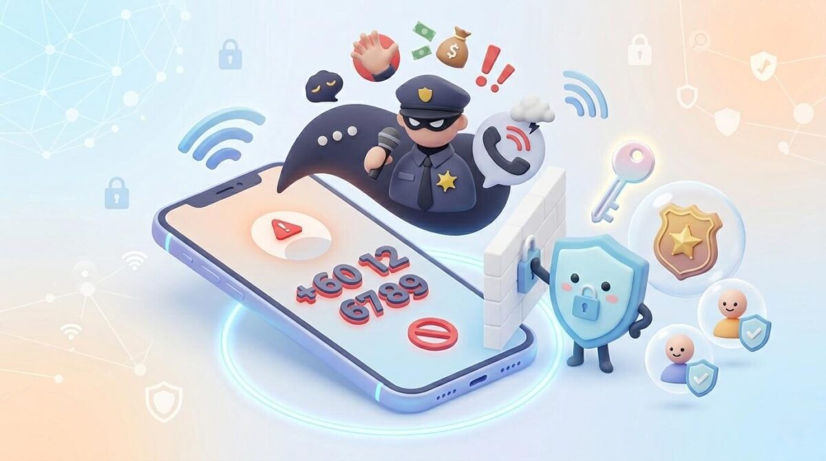 +60から始まる電話番号は出ないで！ニセ警察詐欺・国際ワン切りの手口と対策