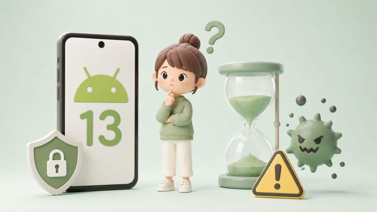 【2026年最新】Android 13はいつまで使える？サポート期限とそのまま使い続ける危険性を解説
