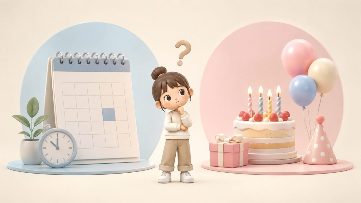 生年月日と誕生日の違いとは？意味と正しい使い分け方を比較表で解説