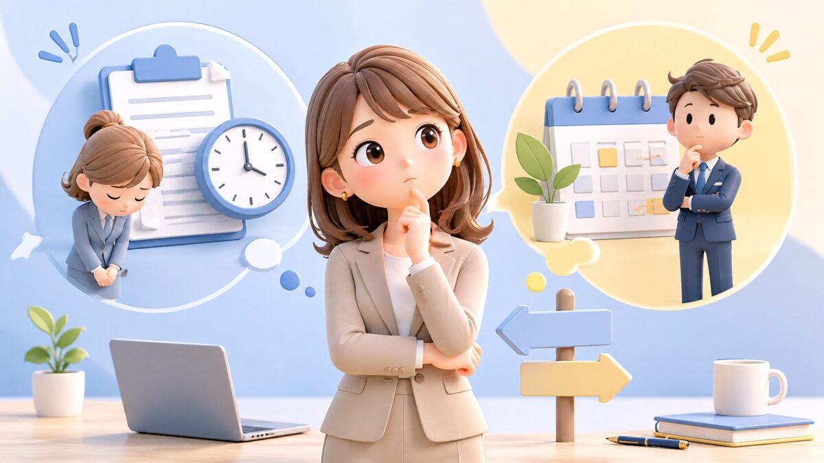 【例文あり】「事情により」と「都合により」の正しい使い分け！ビジネスで恥をかかないマナー