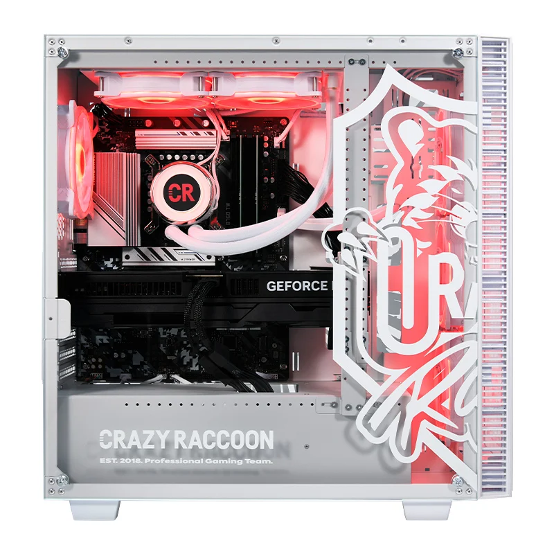 ホワイト基調の美しいオリジナルケースとLEDライティング-3(ドスパラ・ガレリアCRコラボPC)