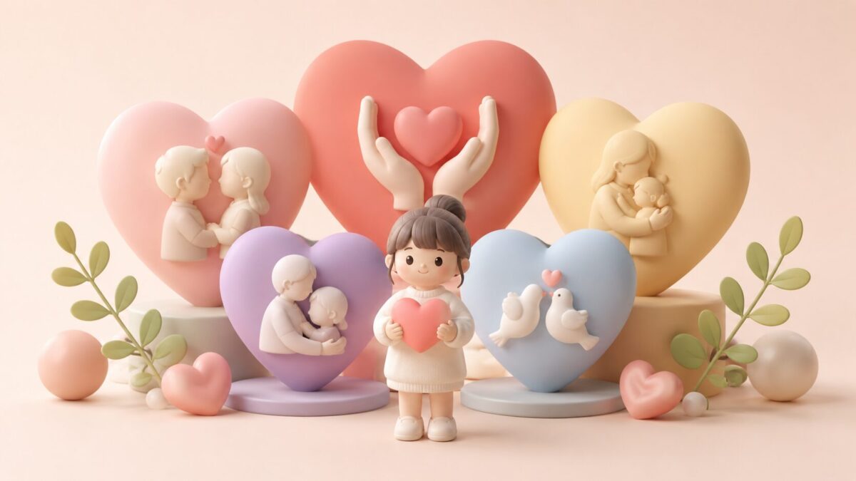 【保存版】「愛・愛情・情愛・慈愛・恋愛」の意味と違いは?正しい使い分けを徹底解説