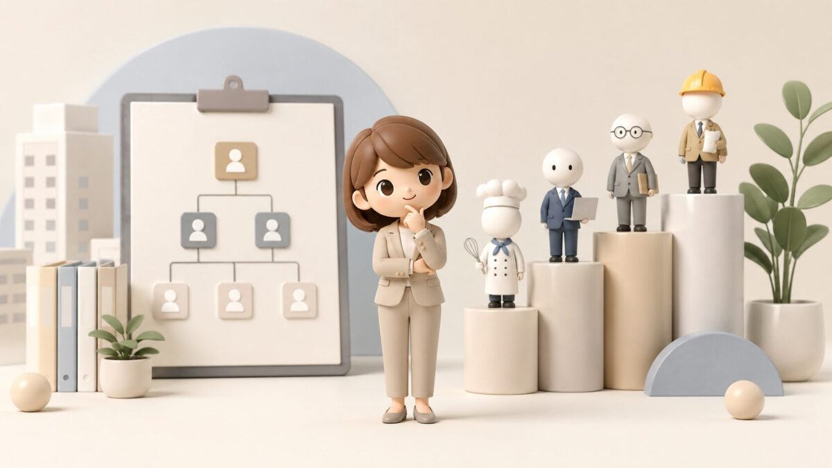 職名とは?意味や役職・職種との違いをわかりやすく解説【例文・一覧表あり】