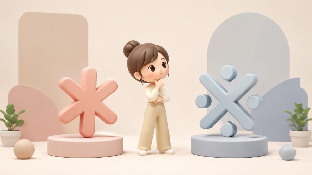 アスタリスク(*)と米印(※)の違いとは?正しい使い方と使い分けを徹底解説