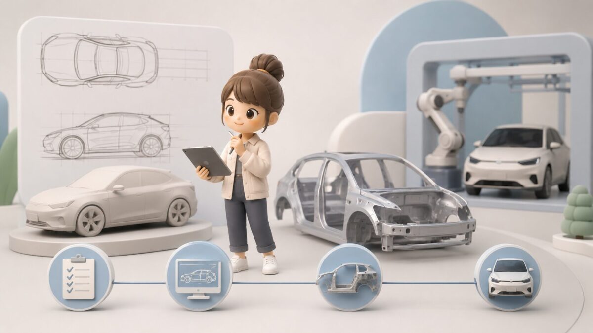 自動車の設計用語「L/O」とは?2つの意味(レイアウト/ラインオフ)と開発プロセスを徹底解説